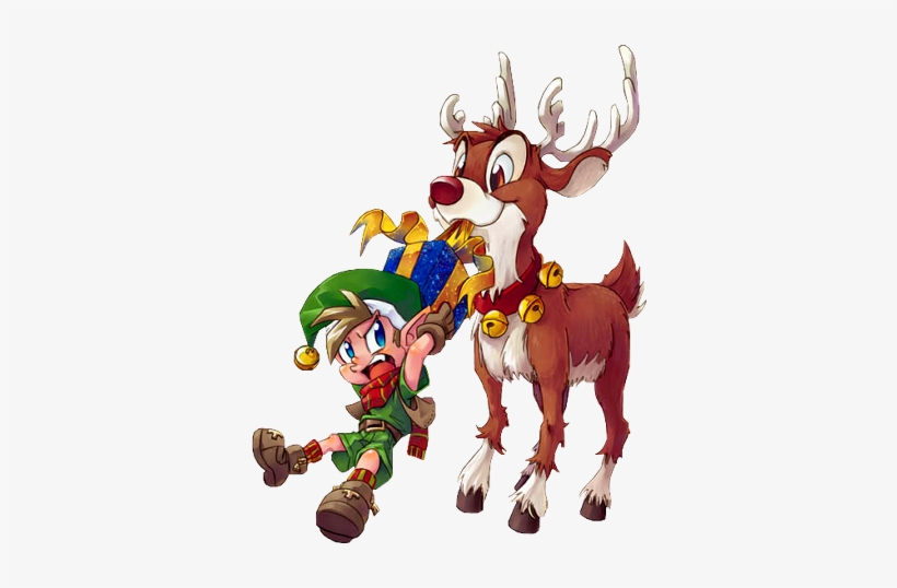 Santa Claus's Reindeer - Lutins De Noel Png, transparent png download