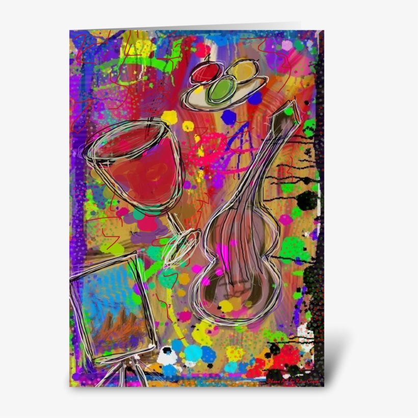 Party Explosion Greeting Card - Modern Art, transparent png download
