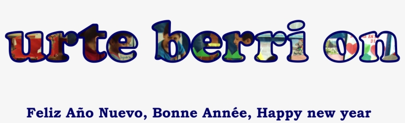 Urte Berri On Feliz Año Nuevo Bonne Année Happy New - Happiness Is Being Married - Anonymous Tile Coaste, transparent png download