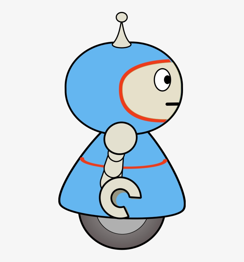 Robot Clipart Comic - Robot Side View Png, transparent png download