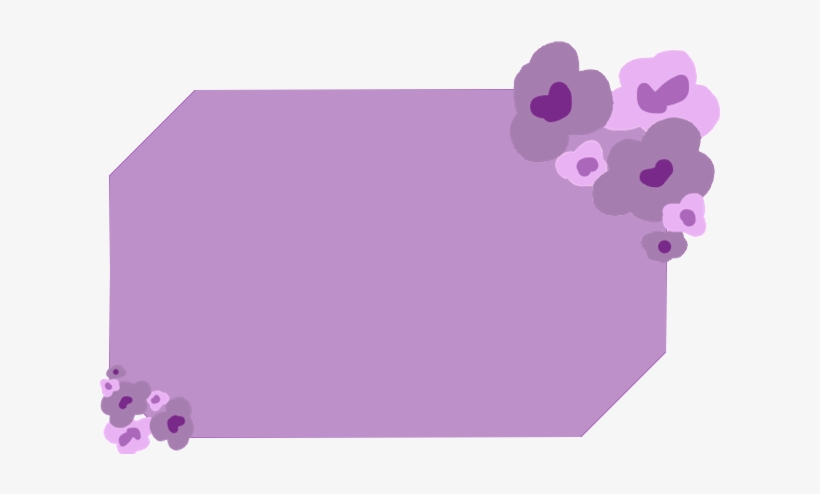 Purple Flower Box, transparent png download