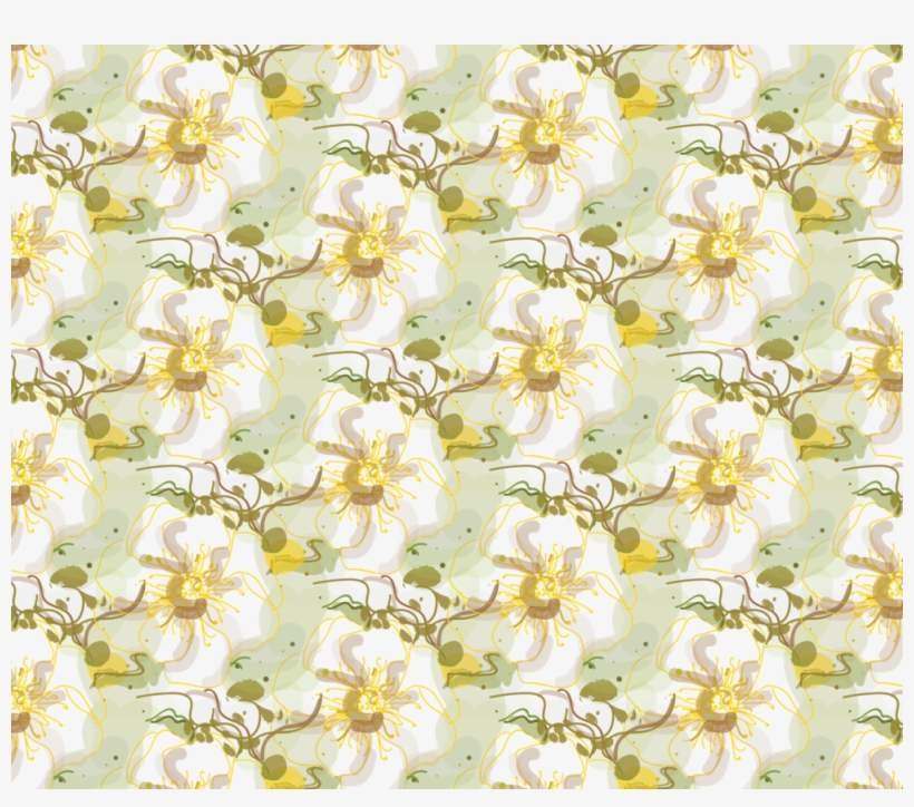 Yellow Flower Box Pattern For Website - Common Zinnia, transparent png download