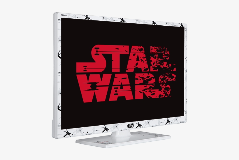24" Toshiba Hd Ready Star Wars Tv Perspective Thumbnail - Toshiba 24sw763db 24 Inch, Hd Ready, Freeview Play,, transparent png download