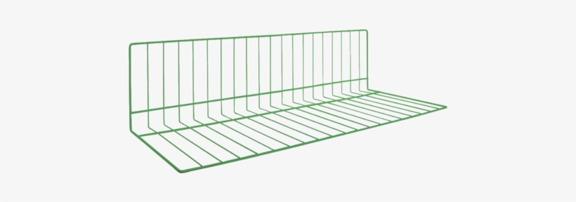 Wire Fence Divider Green 30" X 12" - Wire Shelf Divider 24"l With 12", transparent png download