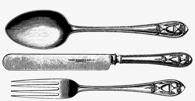 Cuchillo Y Tenedor Vector, transparent png download
