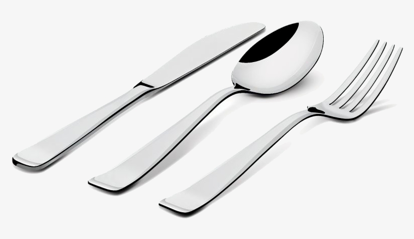 Alimentarse De Forma Saludable Y Equilibrada - Cuchara Tenedor Y Cuchillo, transparent png download