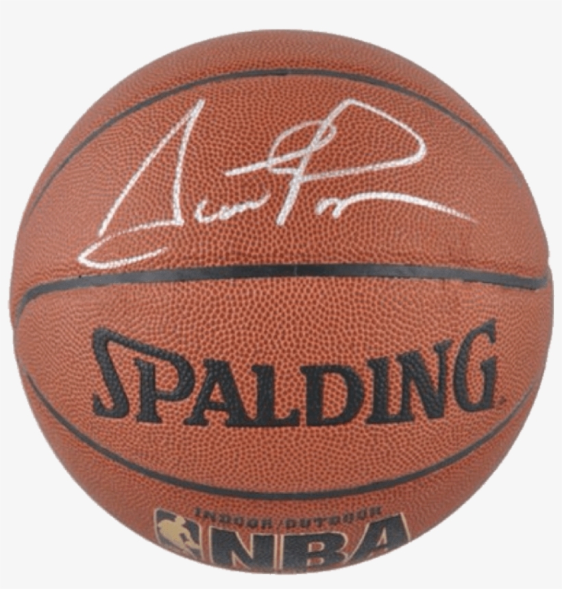 Scottie Pippen Chicago Bulls Nba Authentic Autographed - Official Nba Basketball, transparent png download