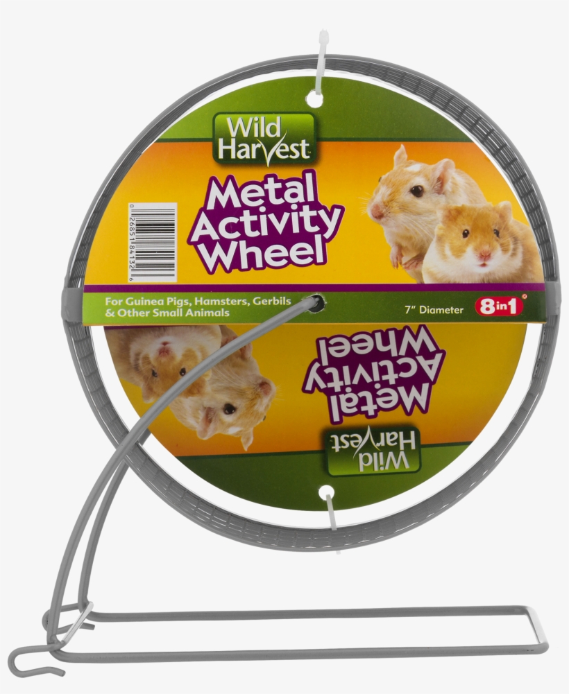 Wild Harvest 7" Metal Activity Wheel For Small Animals, - Wild Harvest P-84138 Natural Millet And Treat Holder, transparent png download