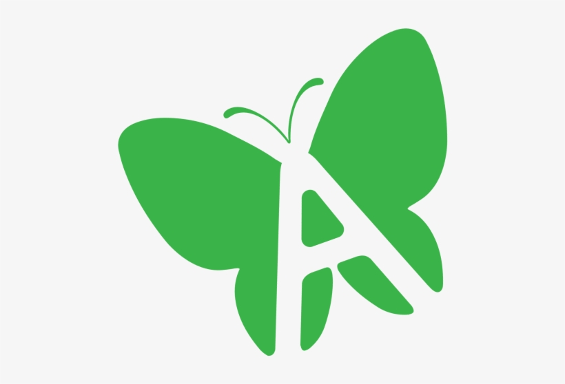 About » Awareity Butterfly Logo Tilt Green - Net-winged Insects, transparent png download