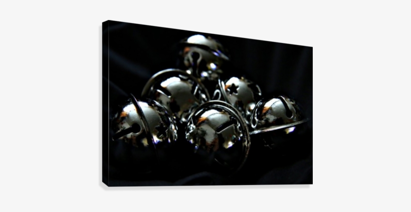 Silver Bells Canvas Print - Skull, transparent png download