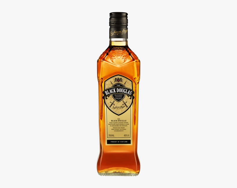 Black Douglas Bottle - Black Douglas Scotch Whisky, transparent png download