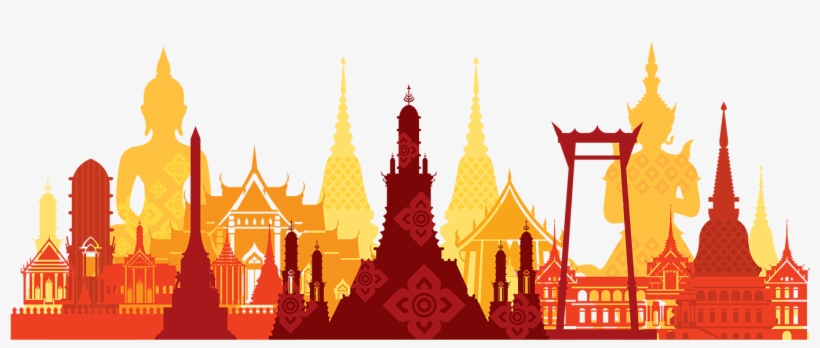 Thailand Skyline Transparent - Simeasy Thailand Ais Traveller Sim Package 4gb, transparent png download