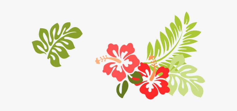 This Free Clipart Png Design Of Hibiscus Clipart - Hawaiian Flower Throw Blanket, transparent png download