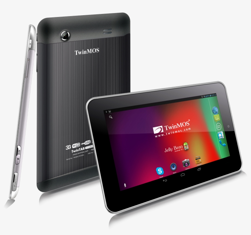 Twinmos 3g Tablet Twintab- T7283gd1 8gb Black - Twinmos T7283gd1, transparent png download
