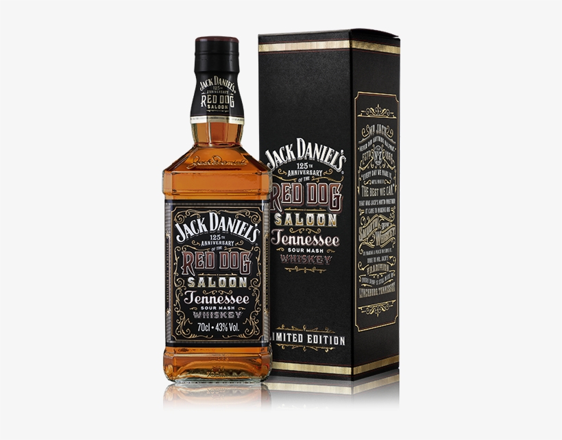 Jack Daniel's Red Dog Saloon Commemorative Bottle - Jack Daniel's Red Dog Saloon 125th Anniversary 86 Proof, transparent png download