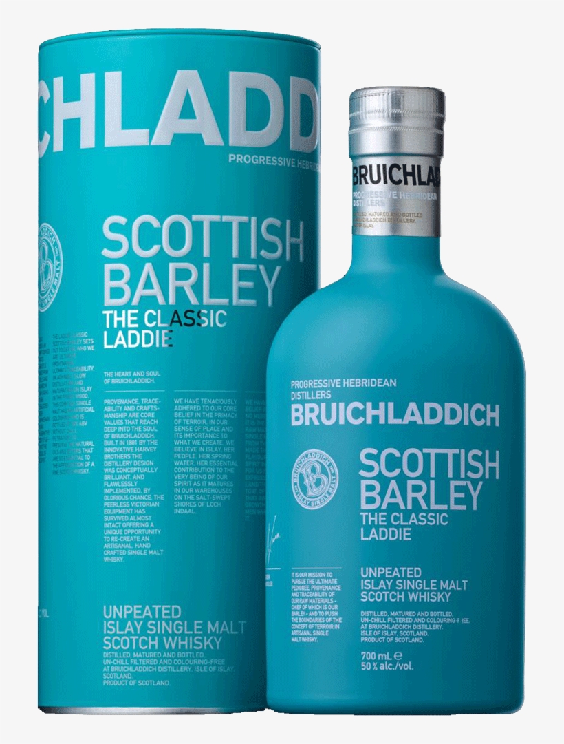 Bruichladdich Scottish Barley The Classic Laddie Scotch - Bruichladdich The Laddie Eight, transparent png download