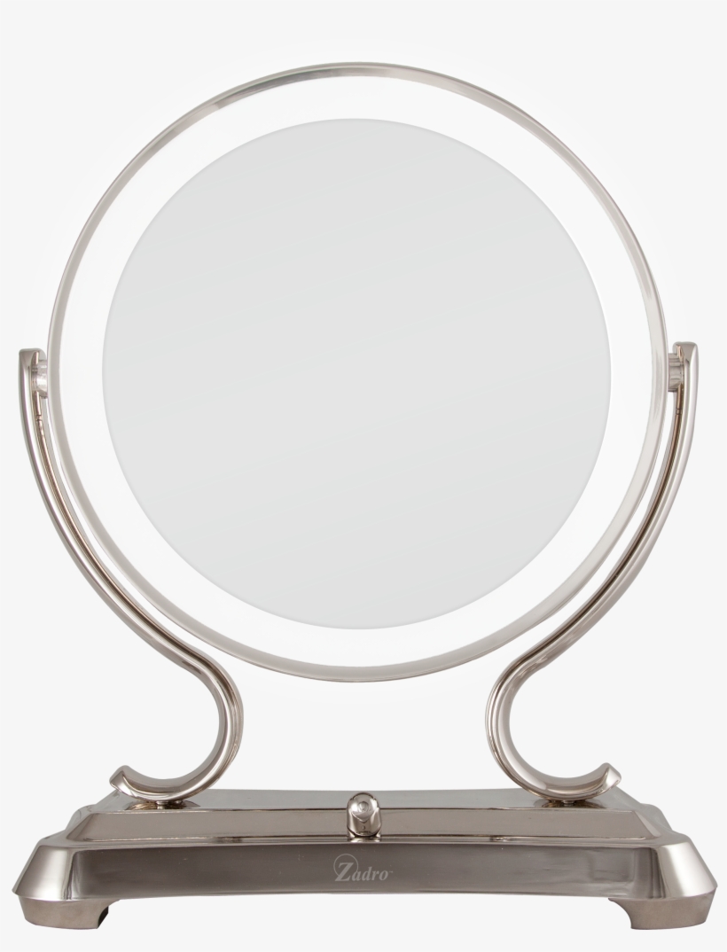 Surround Lighted Glamour Mirror 1x/5x - Circle, transparent png download