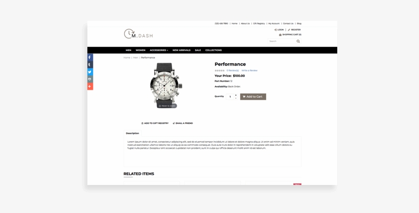 Website Product Page - Product, transparent png download