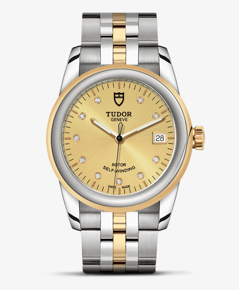 Tudor Glamour Date - Tudor M55020, transparent png download