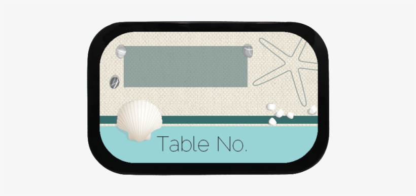 Beach Personalized Wedding Place Setting - Wedding, transparent png download