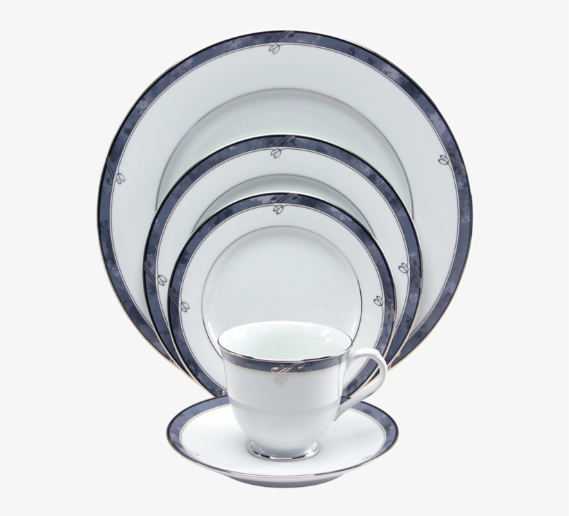 Moonstone 5-piece Place Setting - Nikko Ceramics Sentiments Moonstone Dinnerware Collection, transparent png download