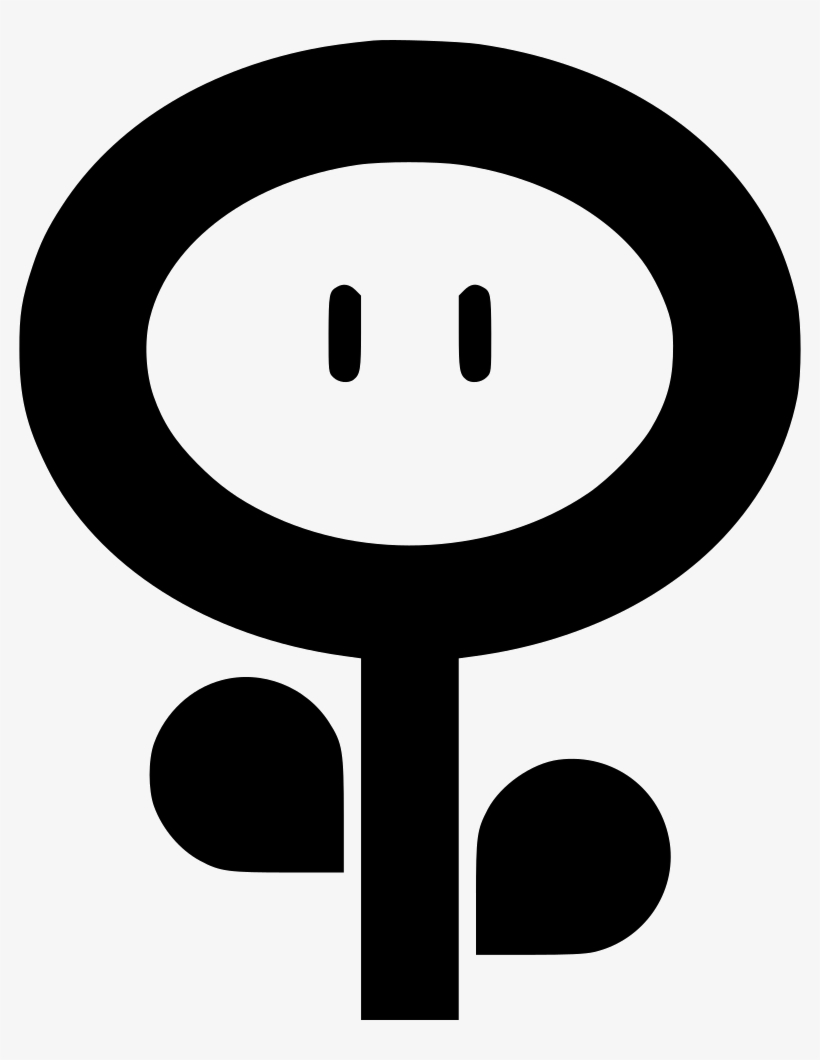 Mario Fireflower - - Tegn For Piger, transparent png download