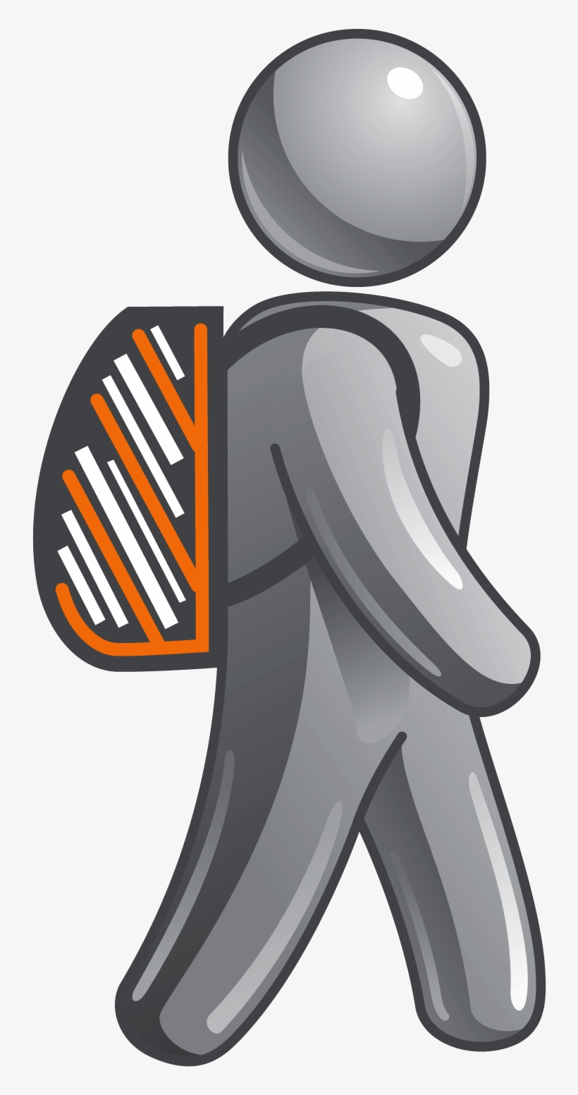 Backpack Clipart Organized Backpack - Ergonomic Backpack Sew, transparent png download