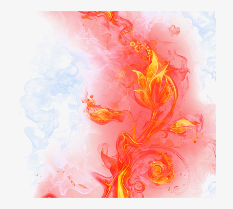 Огненные Цветы Png, transparent png download