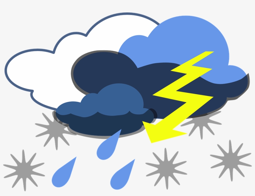 Thunder And Lightning Clipart At Getdrawings Storm Clipart