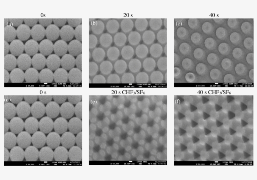 Fesem Images Of Untreated And Treated Ps With O2 Plasma - Sulfur Hexafluoride, transparent png download