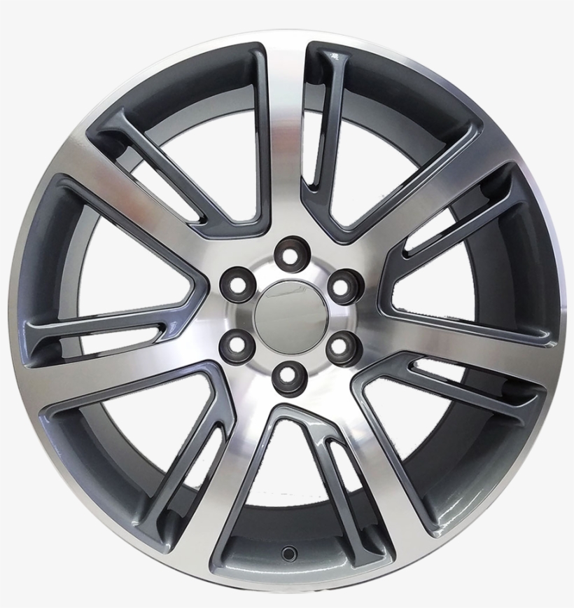 Cadillac Escalade Style, Gunmetal With Machined Face - 22x9 Cadillac Escalade Style, transparent png download