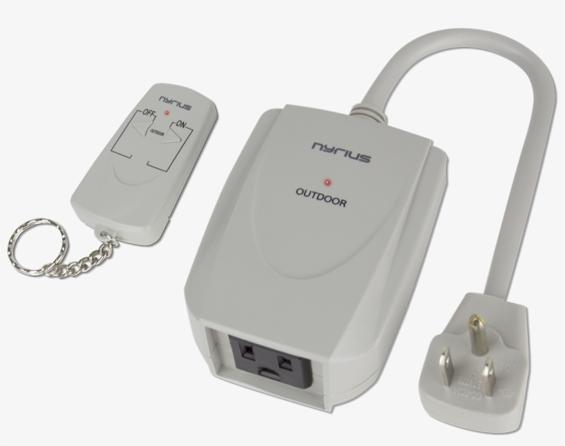 Wireless Remote Control/switch Outlet Outdoor On/off - Svat Wrc101 Wireless Outdoor Remote Control Power Outlet, transparent png download