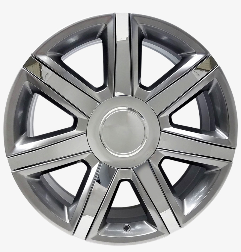 Cadillac Escalade Style, Hyper Black With Chrome Inserts - 22x9 Cadillac Escalade Style, transparent png download