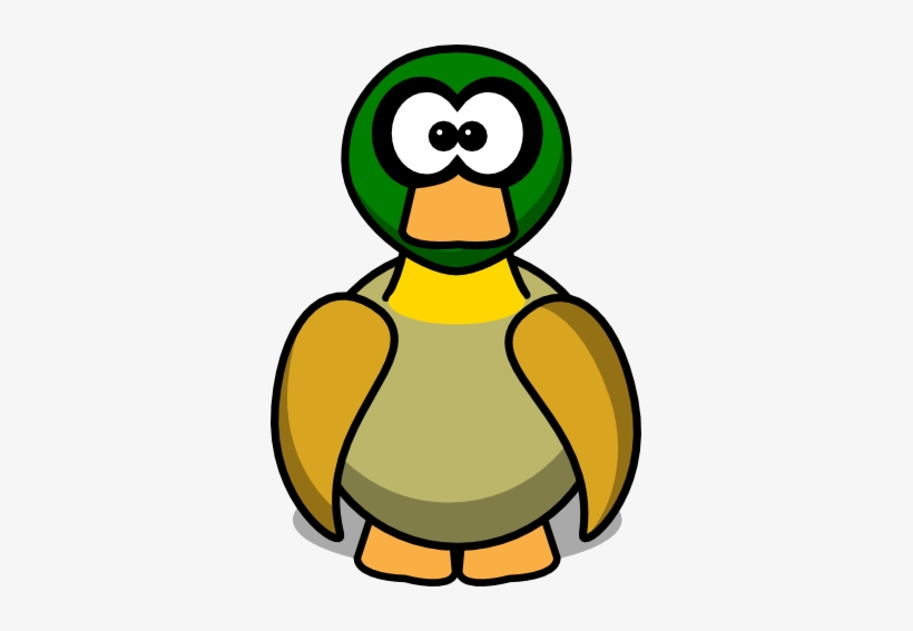 Cartoon Duck 39 - Animated Duck, transparent png download