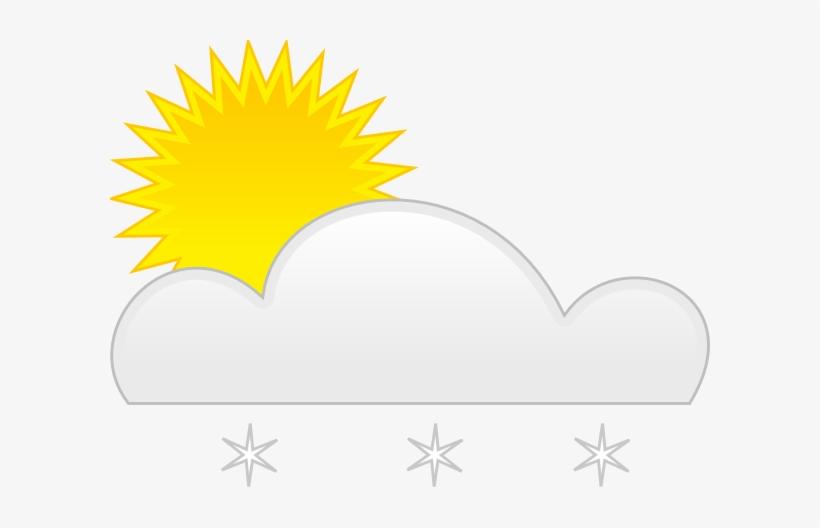Sun And Snow Cartoon, transparent png download