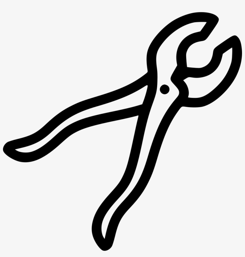 Pliers Comments - Pliers Outline, transparent png download