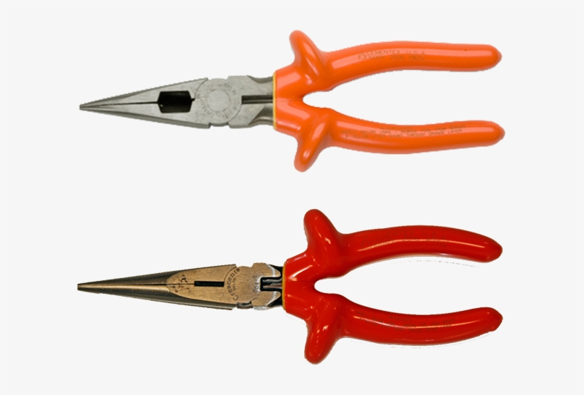 Needle Nose Pliers - Cementex P6cn 6" Insulated Needle Nose Pliers, transparent png download