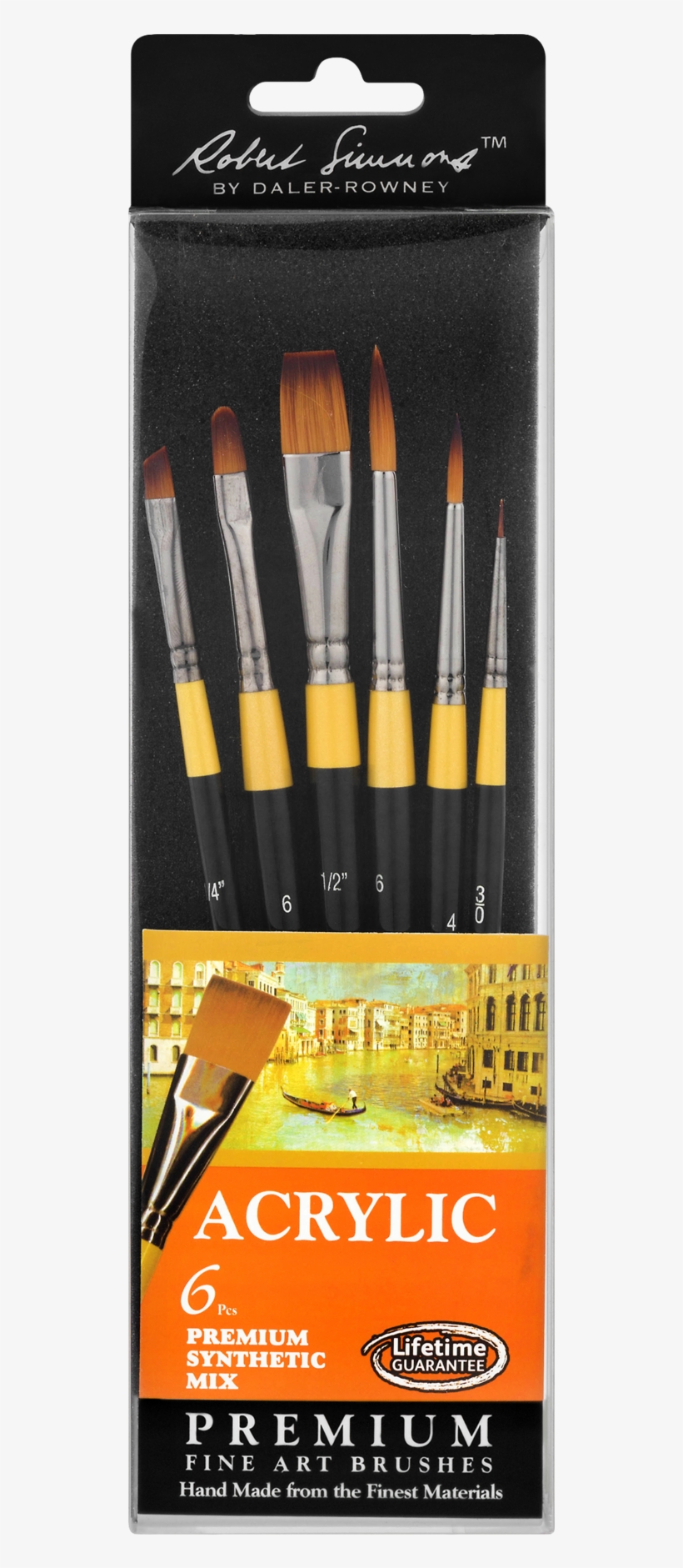 Rowney Acrylic Premium Fine Art Brushes - Paint Brush, transparent png download