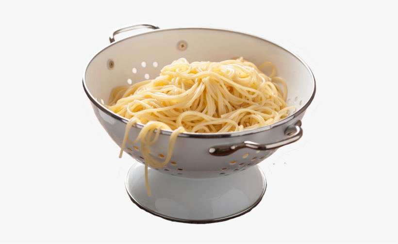 Spagetti - Pasta In Colander, transparent png download