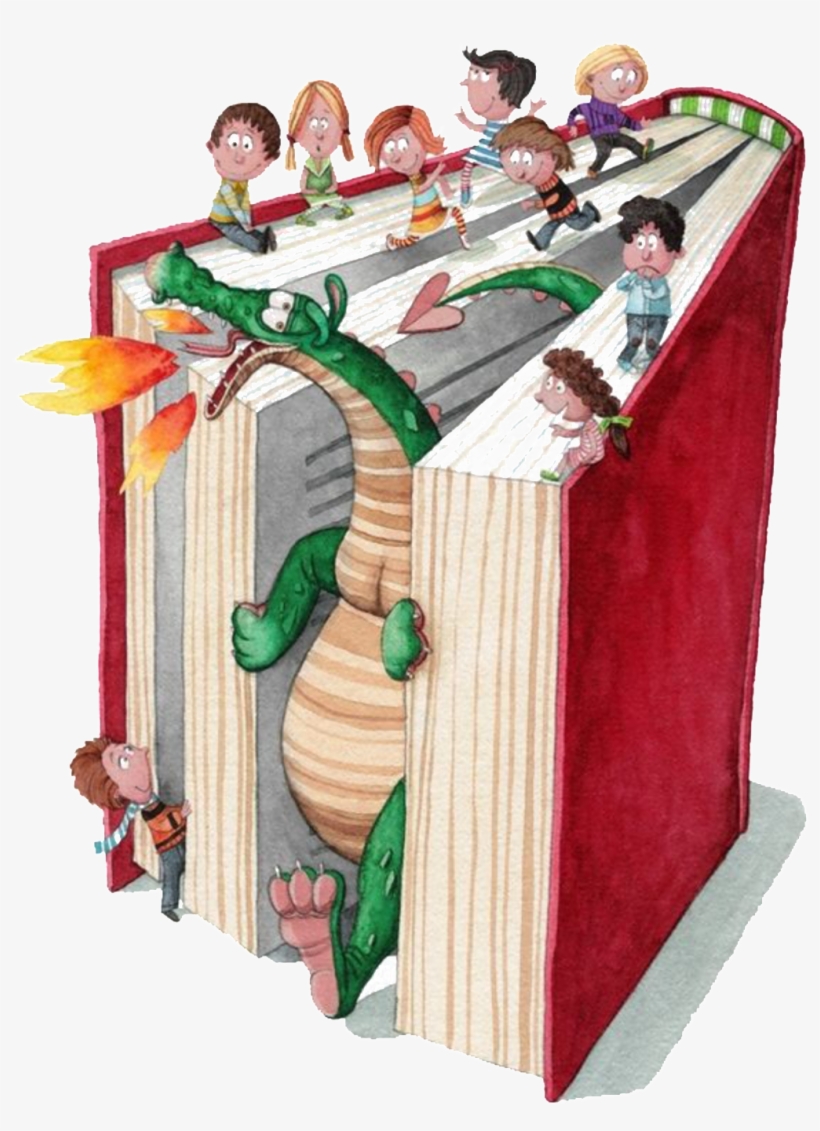 Cartoon Fairy Tale Book Fairy Pattern - Literatura Infantil Png, transparent png download