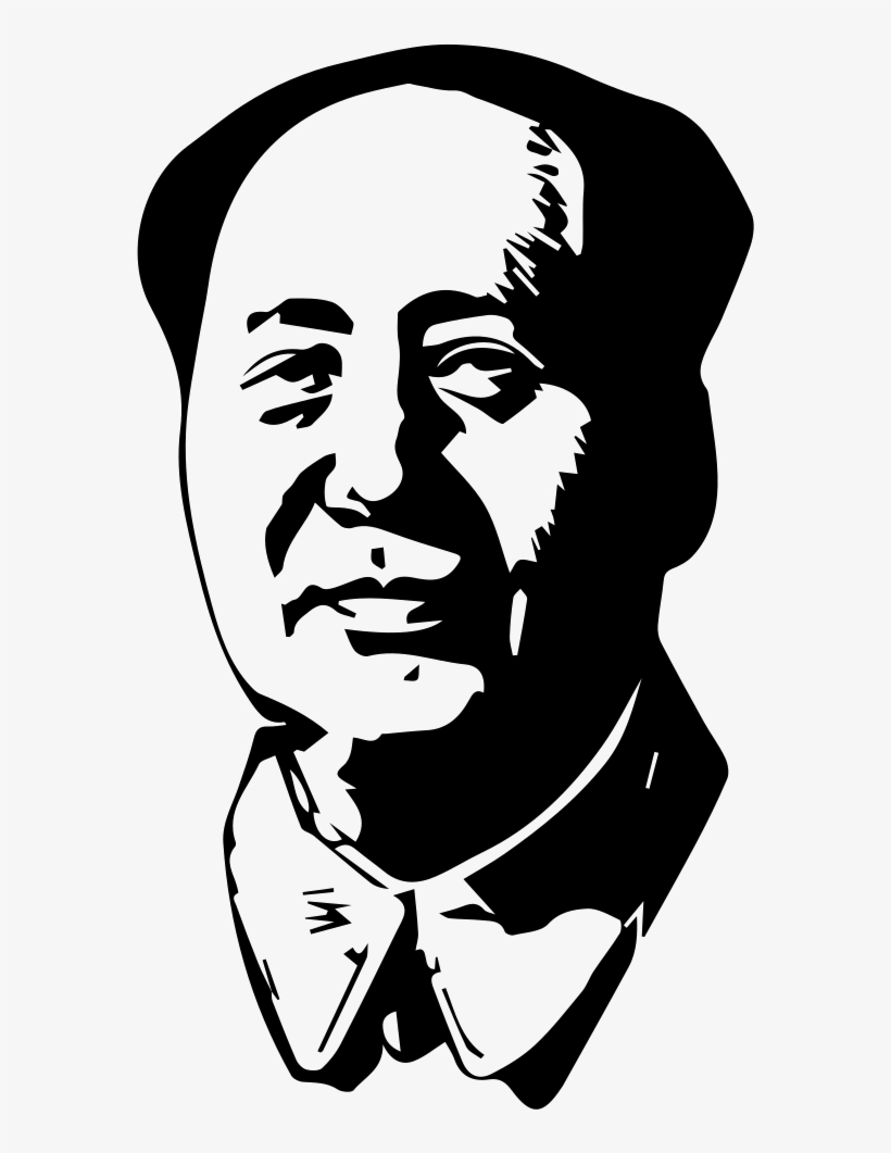 Mao Zedong Mao Zedong Line Transparent Png 568x981 Free Download On Nicepng