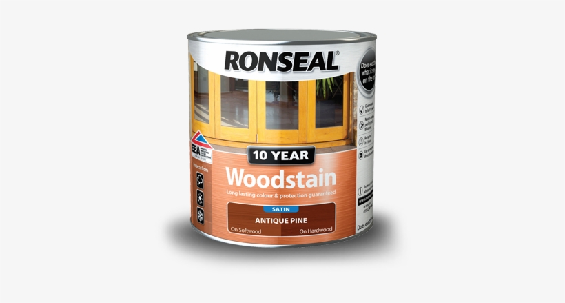 Ronseal 10 Year Woodstain Antique Pine 750ml Ronseal 10 Year Woodstain Transparent Png 445x445 Free Download On Nicepng