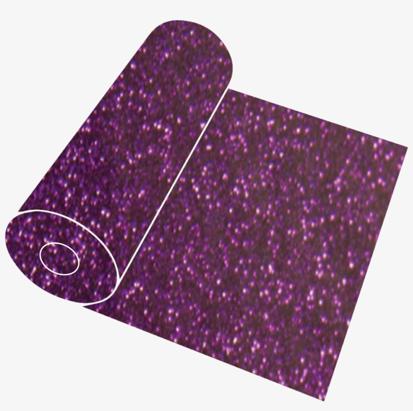 20" Purple Glitter Roll - Southeastern Craft Supply, transparent png download