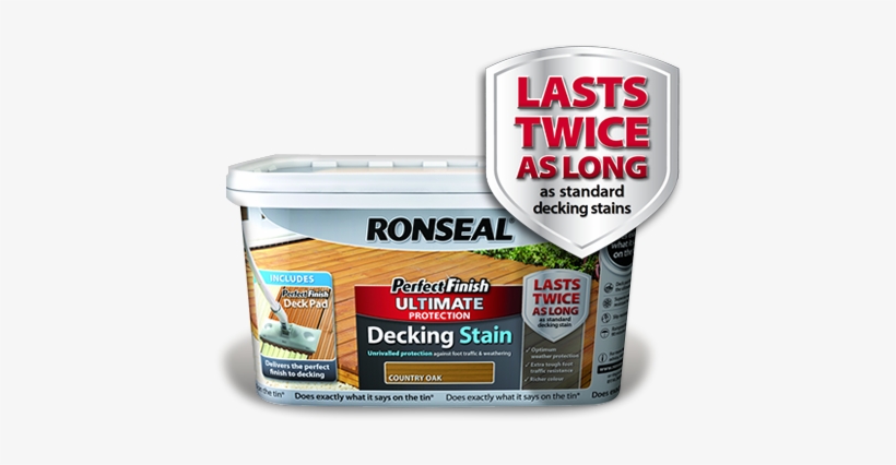 Product Deckingstain - Ronseal Perfect Finish Ultimate Decking Stain, transparent png download