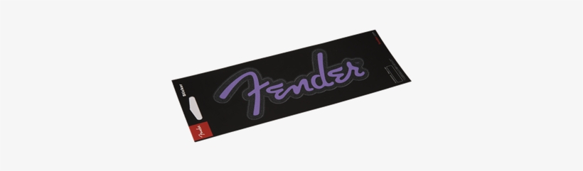 Fender Logo Sticker - Fender Logo Sticker Glitter Purple, transparent png download