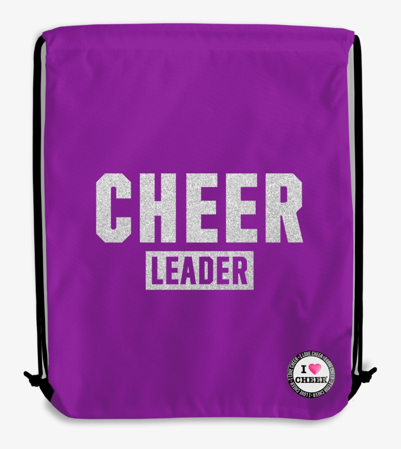 Purple Glitter Cheer Backpack - Bag, transparent png download