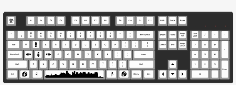 Northern Lights By Ifo Hancroft 104-key Custom Mechanical - Glorious Pc Gaming Race Glorious Modular Gaming Mechanical, transparent png download