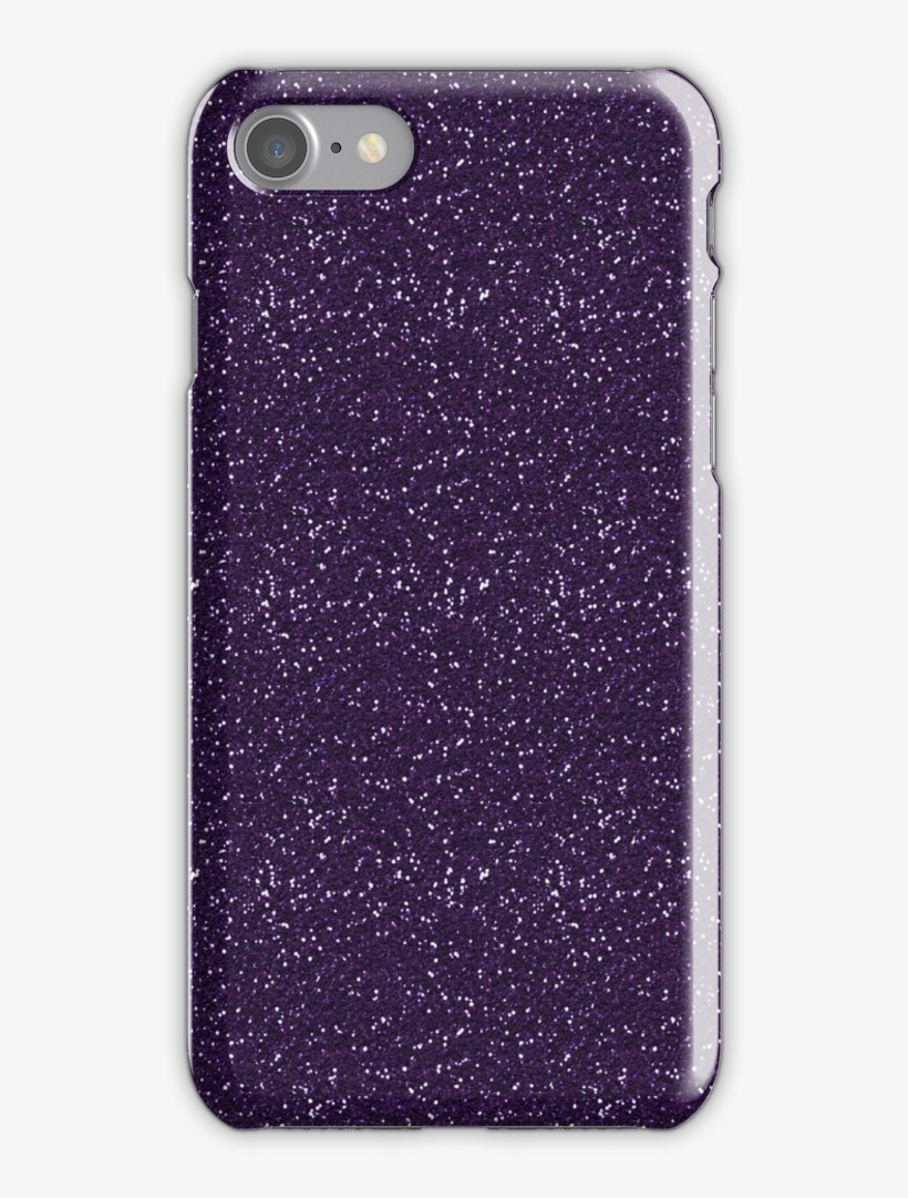 Purple Glitter Iphone 7 Snap Case - Mobile Phone, transparent png download