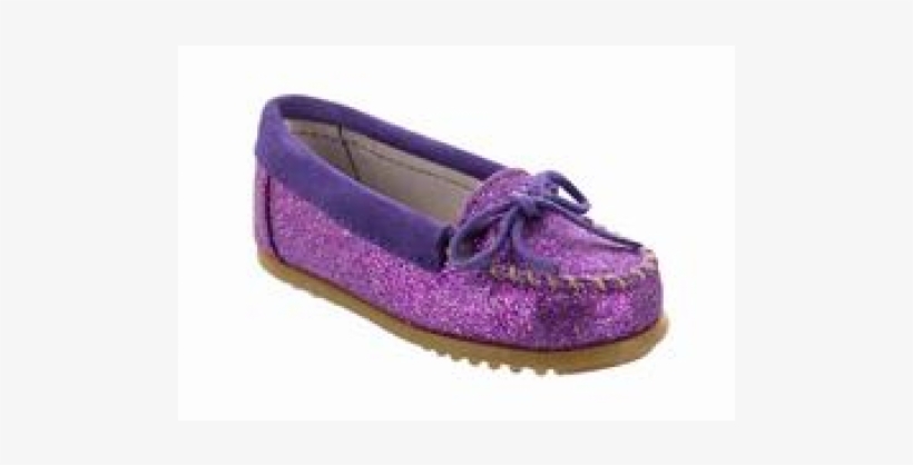 Minnetonka Children's Moccasins And Slippers Glitter - Slip-on Shoe, transparent png download