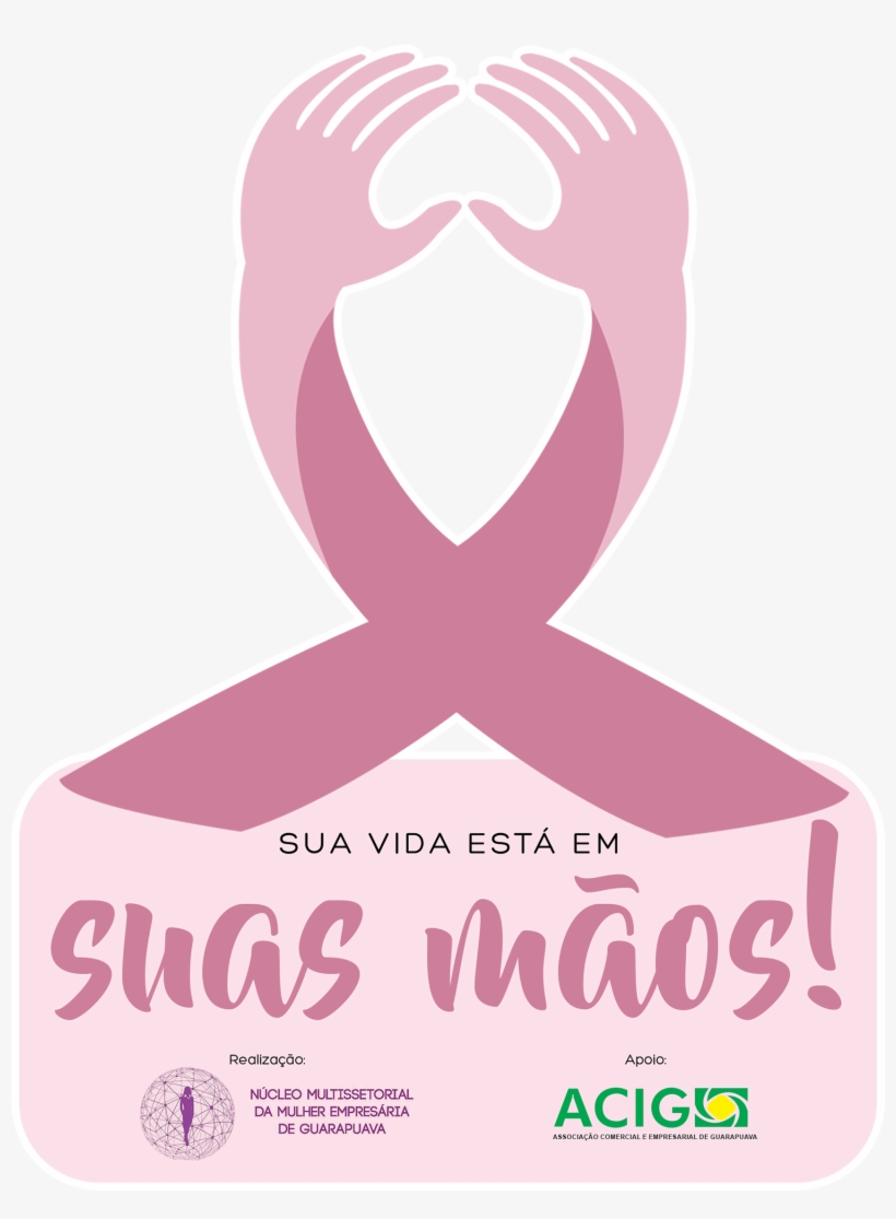 Programação Do Outubro Rosa Começa Segunda-feira - Rzeczy Male Z Miloscia Round Ornament, transparent png download